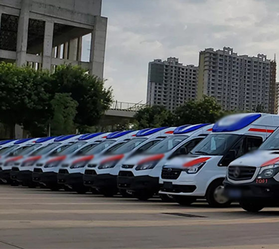 盐亭县服务车队展示